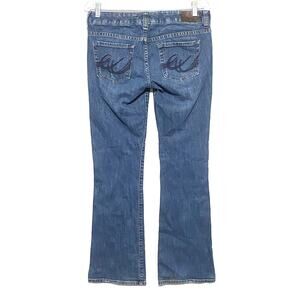 Express Jeans Stella Boot Cut Womens 4R 4 Regular Stretch Thick Stitch Pockets